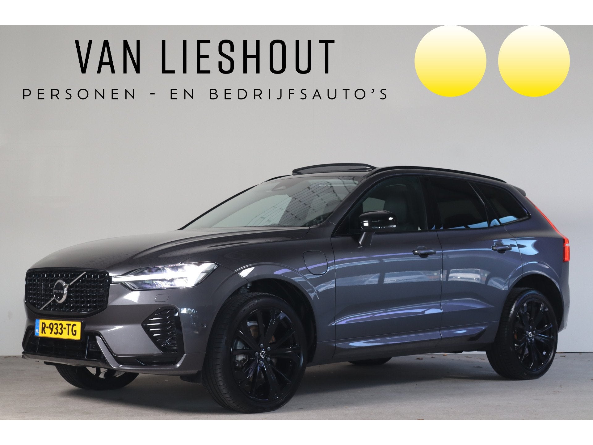 Volvo XC60 2.0 T8 Plug-in hybrid AWD R-Design - NL Auto! Luc, Auto's, Gebruikt, Euro 6, 4 cilinders, 1969 cc