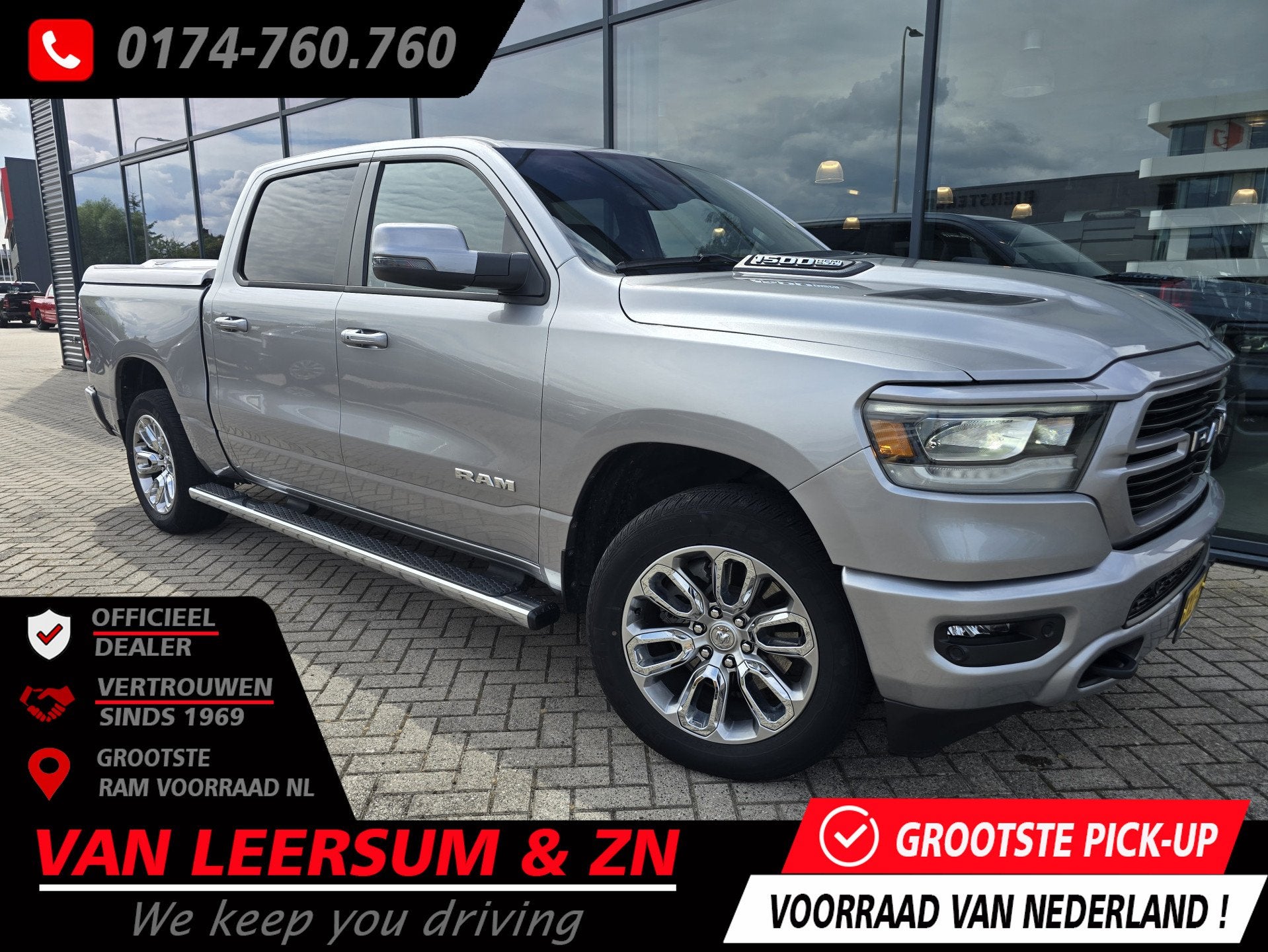 Dodge Ram 1500 5.7 V8 Laramie Sport | 26.968 KM! | Trekhaak, Automaat, Gebruikt, 5654 cc, 402 pk