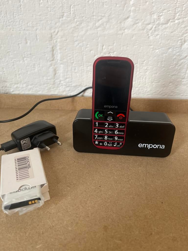 Emporia TL-C 160 Telefoon met Grote Toetsen en Oplaadstation, Telecommunicatie, Mobiele telefoons | Overige merken, Ophalen, Gebruikt