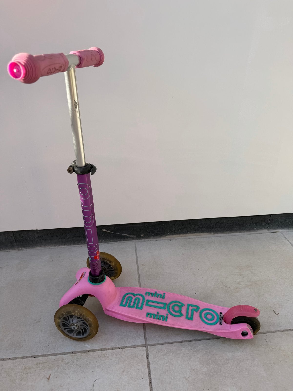 Roze Micro Mini Step voor Kinderen, Ophalen, Gebruikt, Gewone step