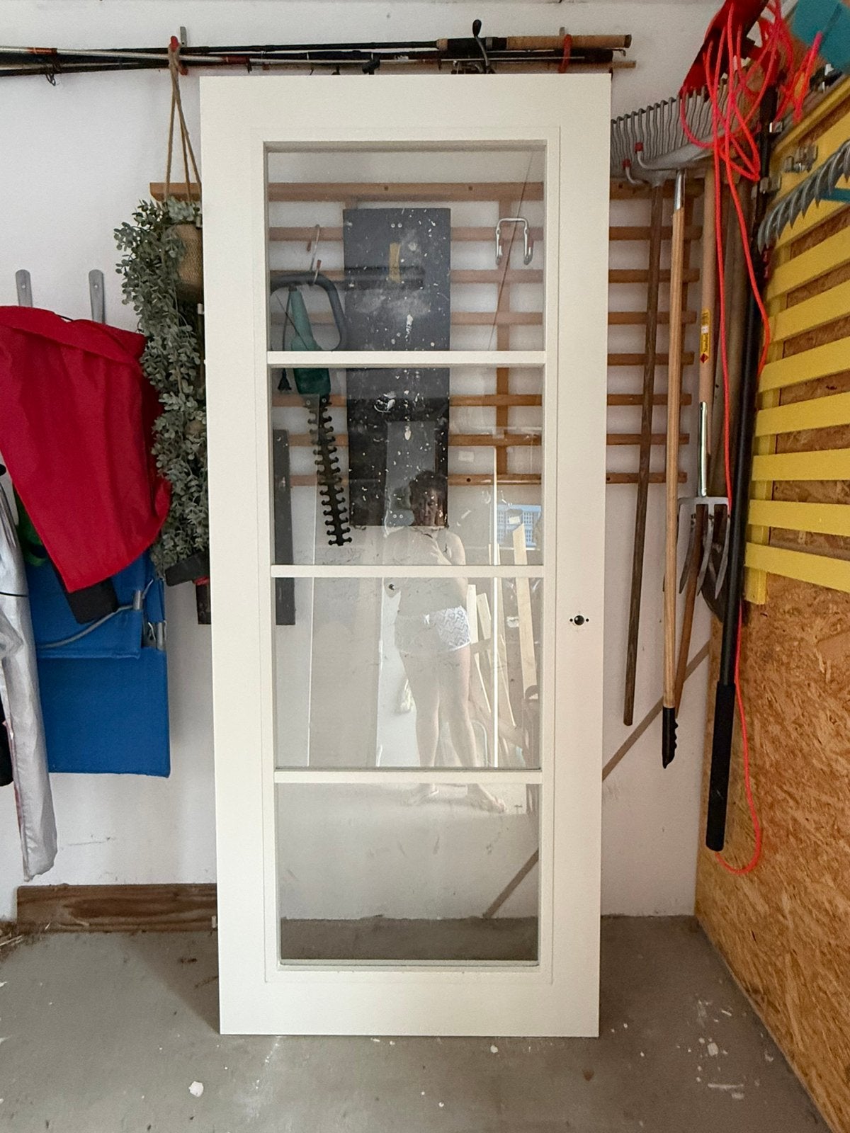 Svedex Binnendeur 93x231.5 cm met kozijn, Doe-het-zelf en Verbouw, Kozijnen en Schuifpuien, Deurkozijn, Zo goed als nieuw, Metaal