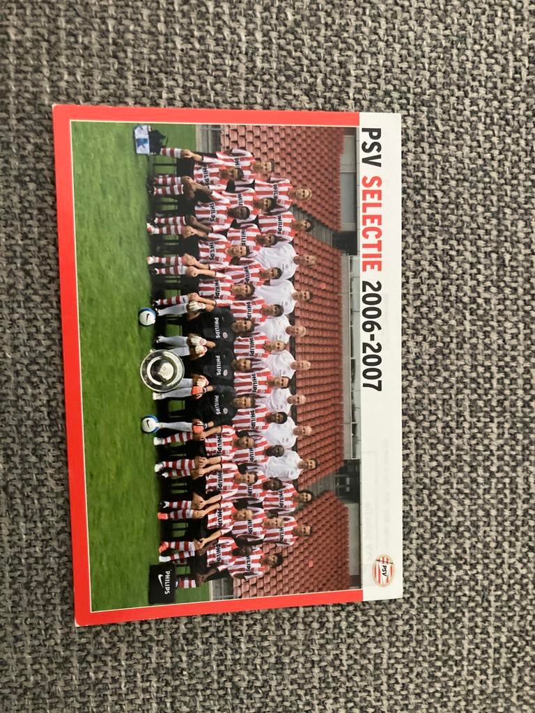 FOTOKAART PSV 06-07, Verzamelen, Sportartikelen en Voetbal, Ophalen of Verzenden, Zo goed als nieuw, PSV, Spelerskaart