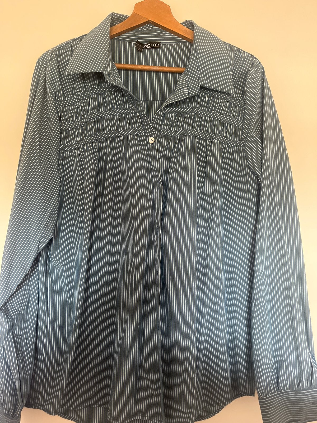 Norah gestreepte blouse maat 46, Ophalen of Verzenden, Zo goed als nieuw, Maat 46/48 (XL) of groter, Blauw