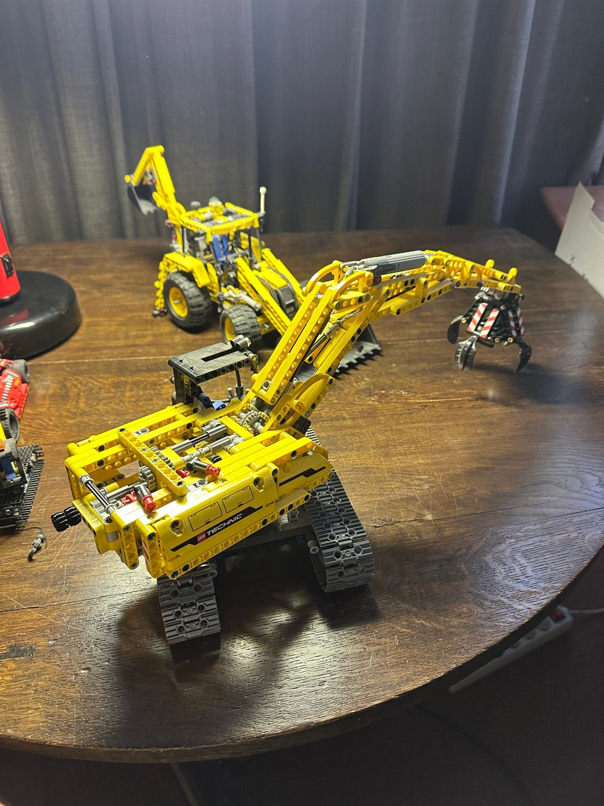 LEGO Technic Graafmachine en Backhoe Loader Set +instructies, Ophalen of Verzenden, Gebruikt, Overige merken