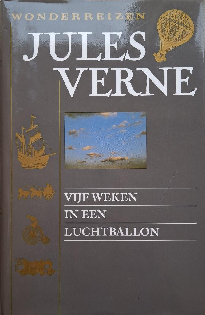 Jules Verne - Vijf weken in een luchtballon, Boeken, Ophalen of Verzenden, Zo goed als nieuw, Europa overig