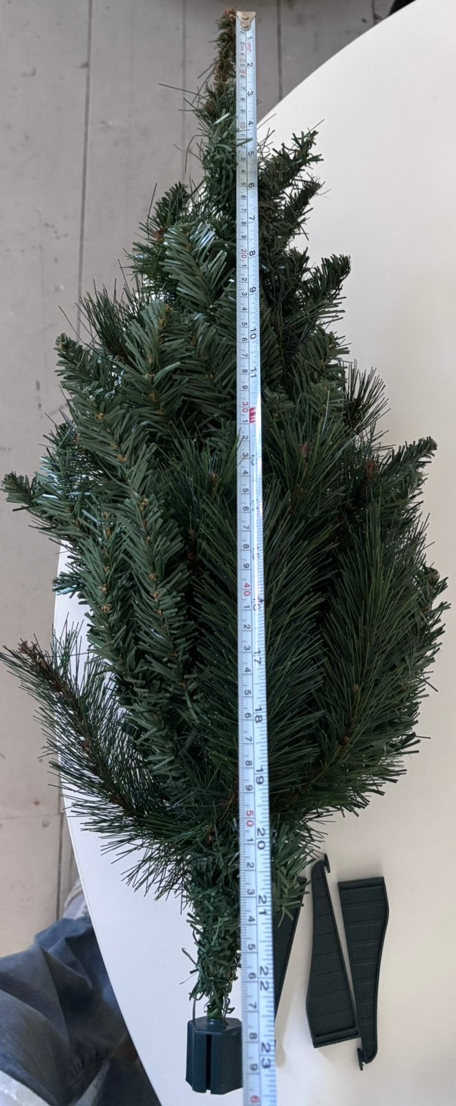 Kleine kerstboom met versieringen, Ophalen, Zo goed als nieuw