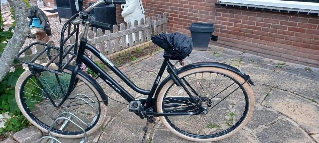 Raleigh Transportfiets met voordrager, Terugtraprem, Ophalen, Overige merken, 53 tot 56 cm