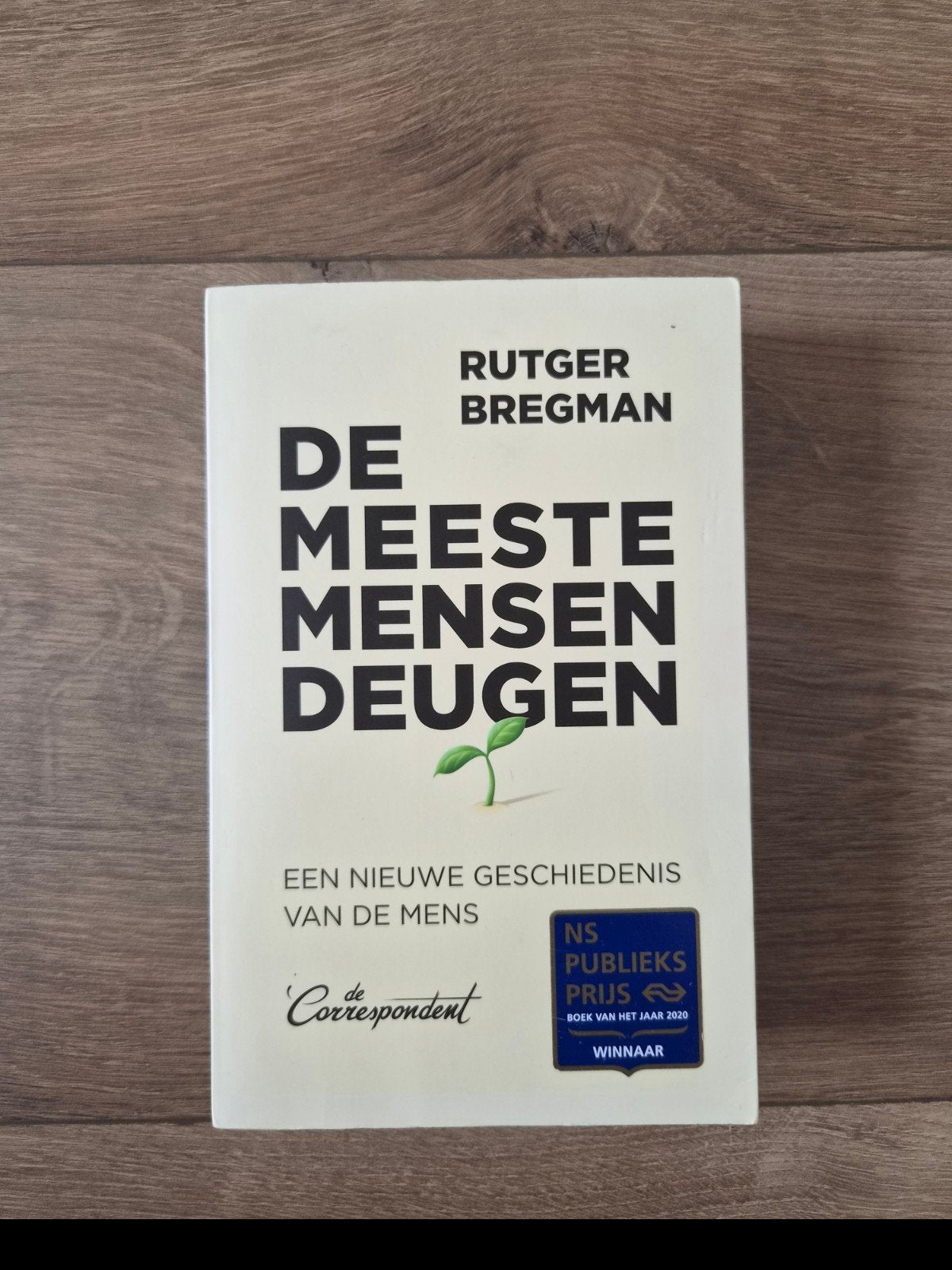 De meeste mensen deugen - Rutger Bregman, Gelezen, Ophalen of Verzenden, Nederland, Rutger Bregman