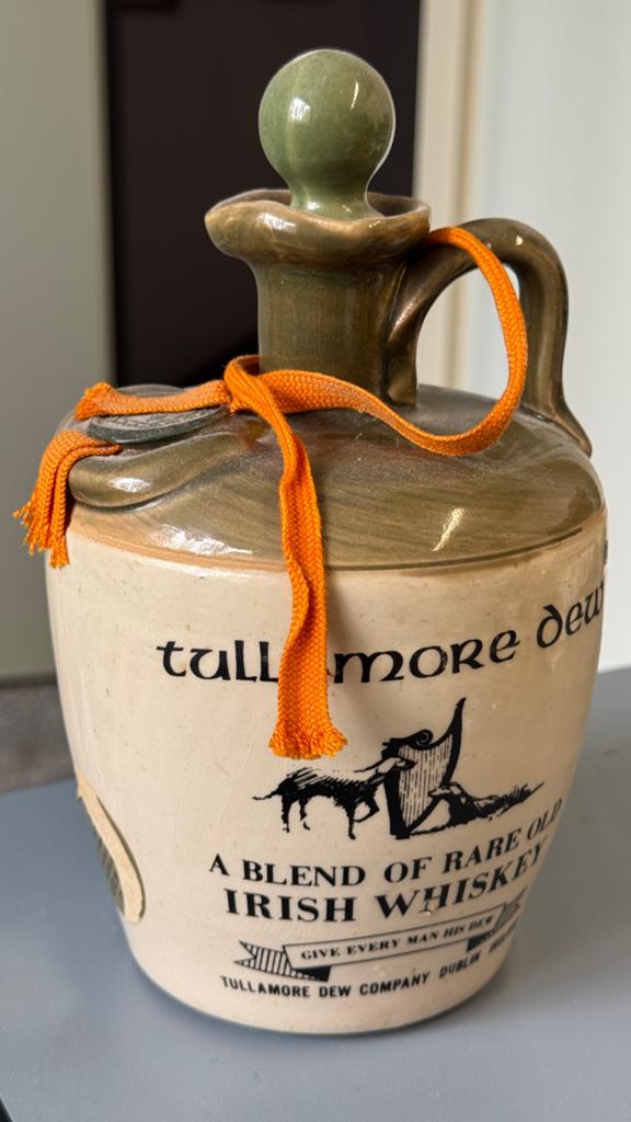 Whiskey kruik Tullamore dew, Antiek en Kunst, Ophalen of Verzenden