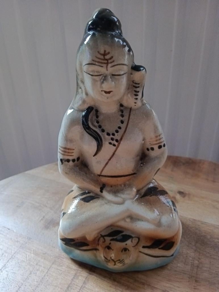 Handgemaakt keramiek hindoe god Shiva, Ophalen of Verzenden, Nieuw