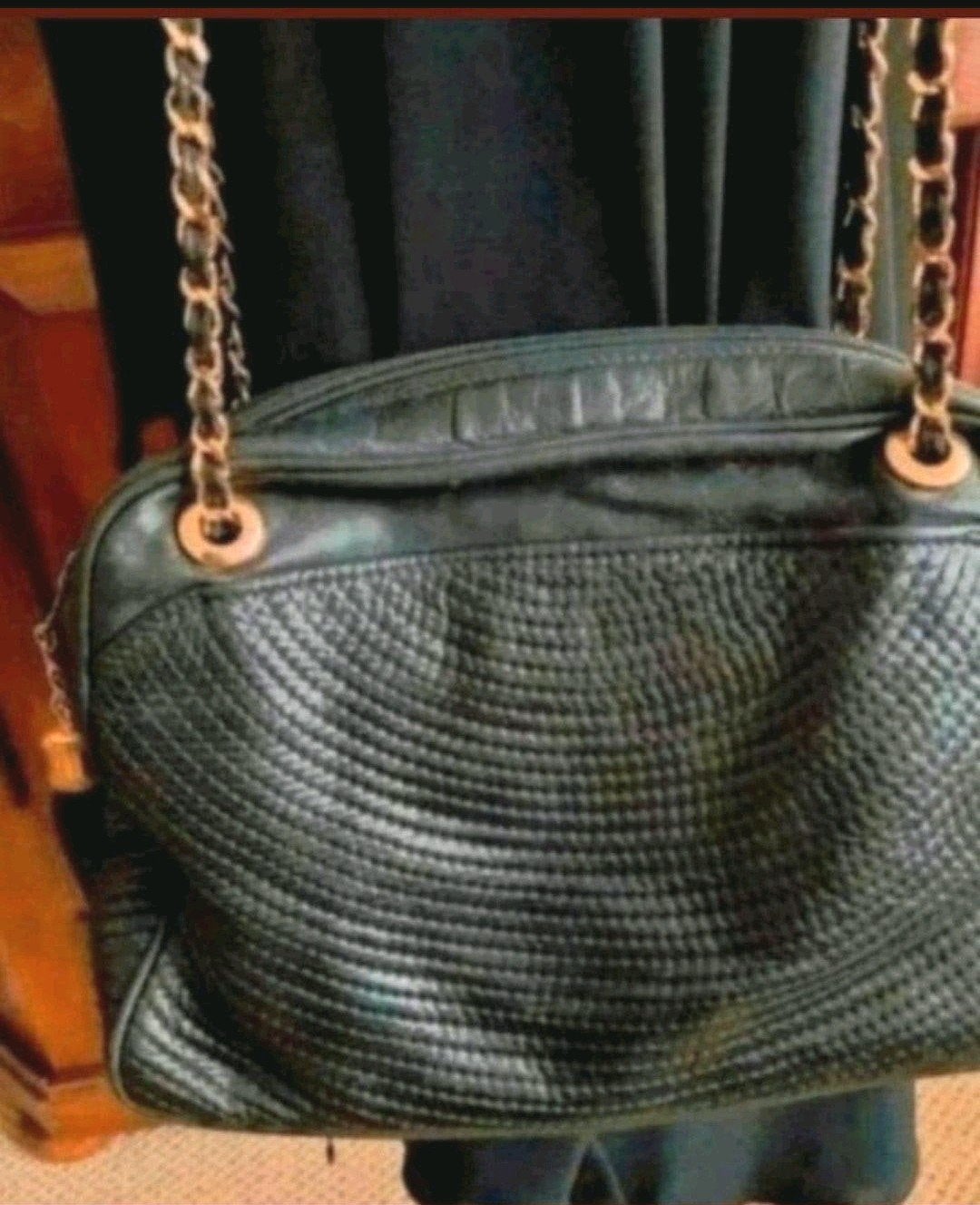 Zwarte vintage design Cosci Italy tas collectors item 👜, Overige merken, Gebruikt, Verzenden, Zwart