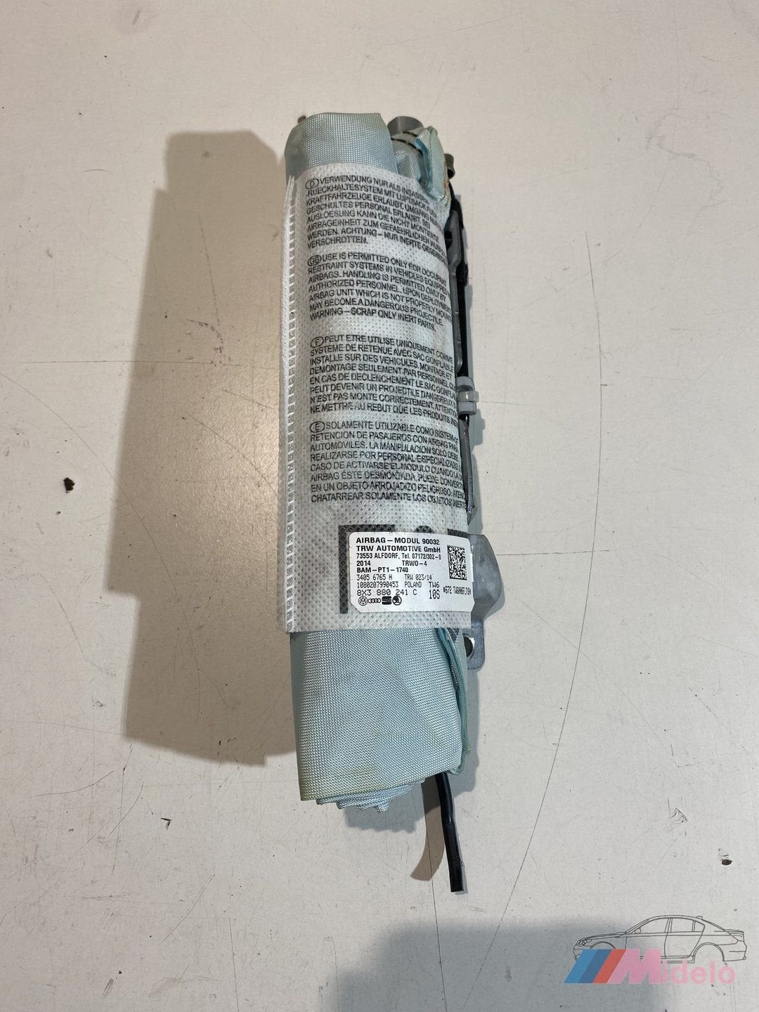 AUDI A1 STOEL AIRBAG LINKS 8X3880241C, Gebruikt, -, -, -