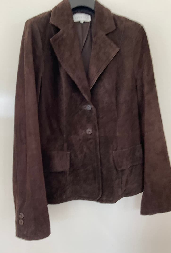 XANDRES PRACHTIG SUEDE JASJE (40), Maat 38/40 (M), Bruin, Verzenden, Zo goed als nieuw