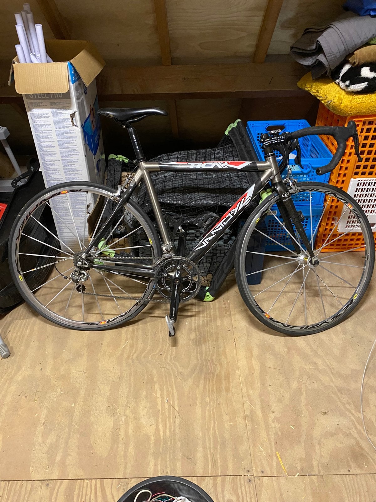 Mooie tica racefiets, Fietsen en Brommers, Fietsen | Racefietsen, Ophalen, Carbon, Meer dan 20 versnellingen, Overige merken