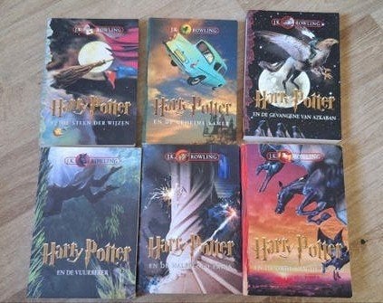 Harry Potter boekenreeks - Deel 1 t/m 7, Ophalen of Verzenden, Gelezen, J.K. Rowling