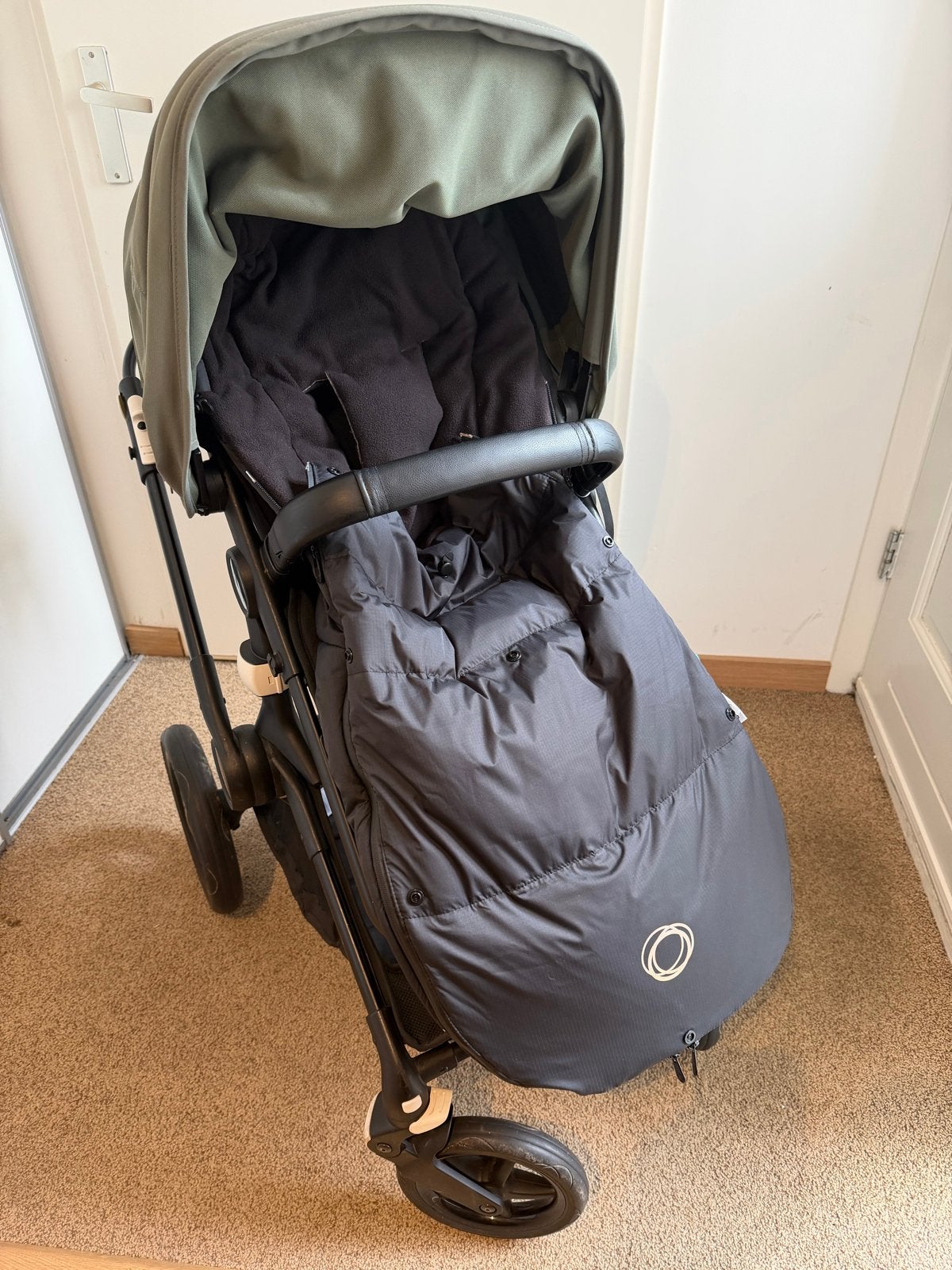 Bugaboo Footmuff voetenzak Midnight Black, Bugaboo, Ophalen of Verzenden, Zo goed als nieuw, Combiwagen