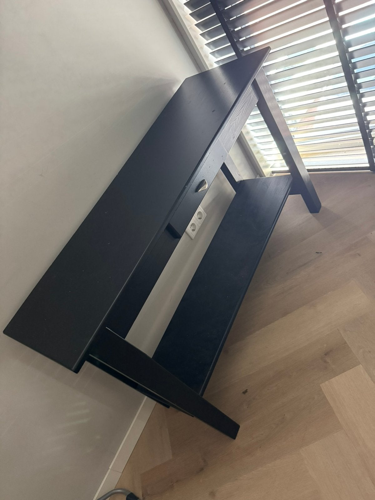 Sidetable zwart, Ophalen, Gebruikt, 100 tot 150 cm, 25 tot 50 cm