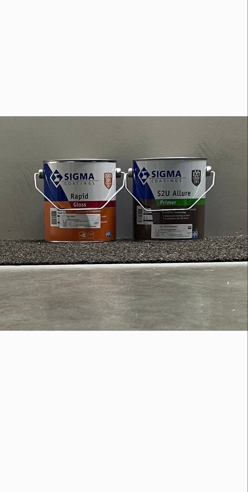 Sigma Coatings Rapid Gloss en S2U Allure Primer. RAL 9010!!!, Ophalen, Overige kleuren, Nieuw, Verf