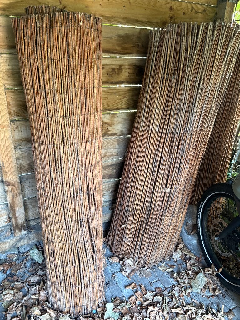 Wilgenmat op rol, Ophalen, Gebruikt, 100 tot 150 cm, 200 cm of meer