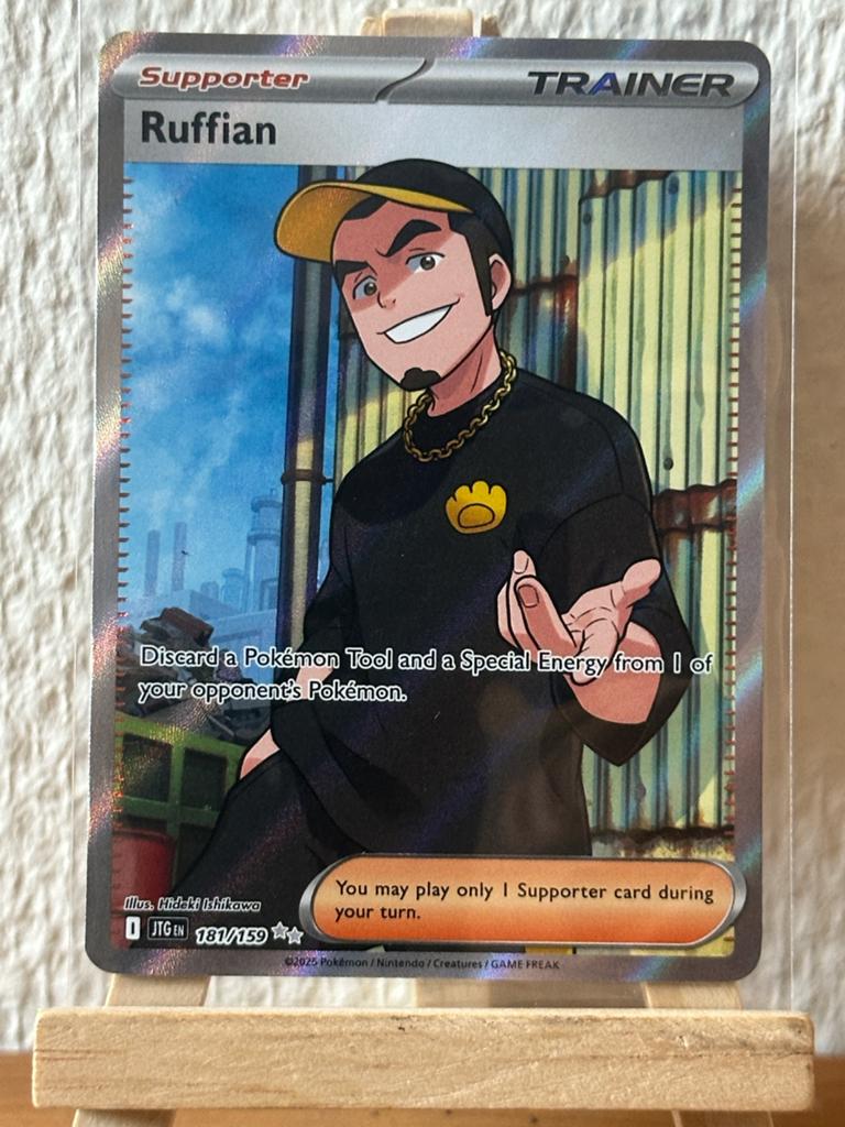 Ruffian (JTG 181) Journey Together Pokemon Kaart, Ophalen of Verzenden, Zo goed als nieuw, Losse kaart, Foil