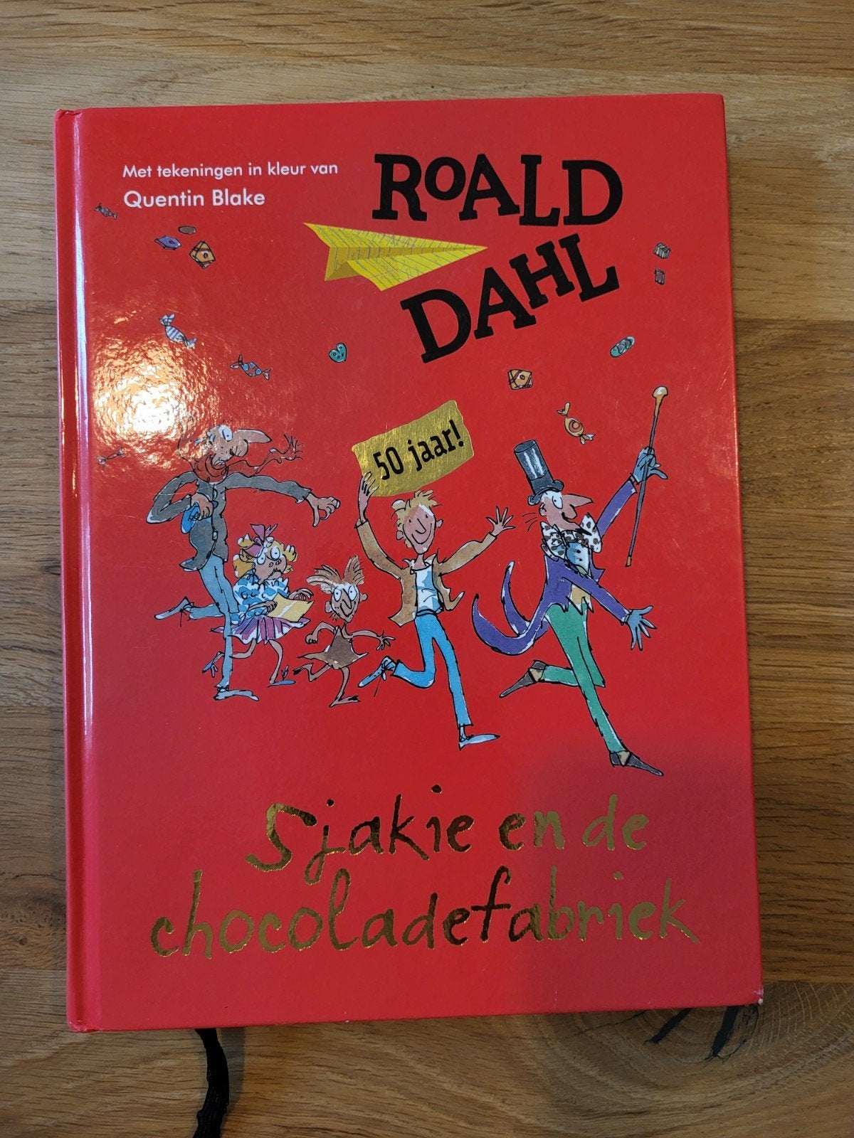 Roald Dahl - Sjakie en de chocoladefabriek, Ophalen of Verzenden, Zo goed als nieuw, Roald Dahl