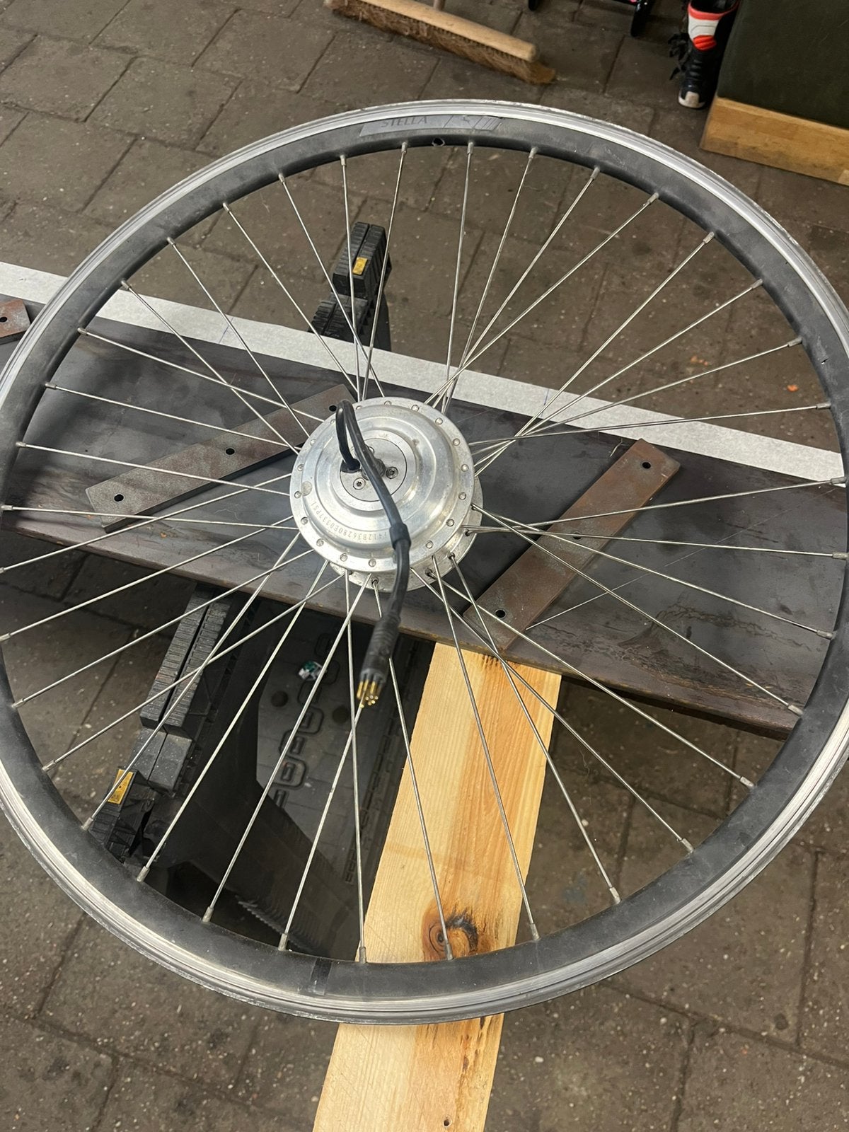 Stella voorwielmotor (DEFECT), Ophalen of Verzenden, Gebruikt