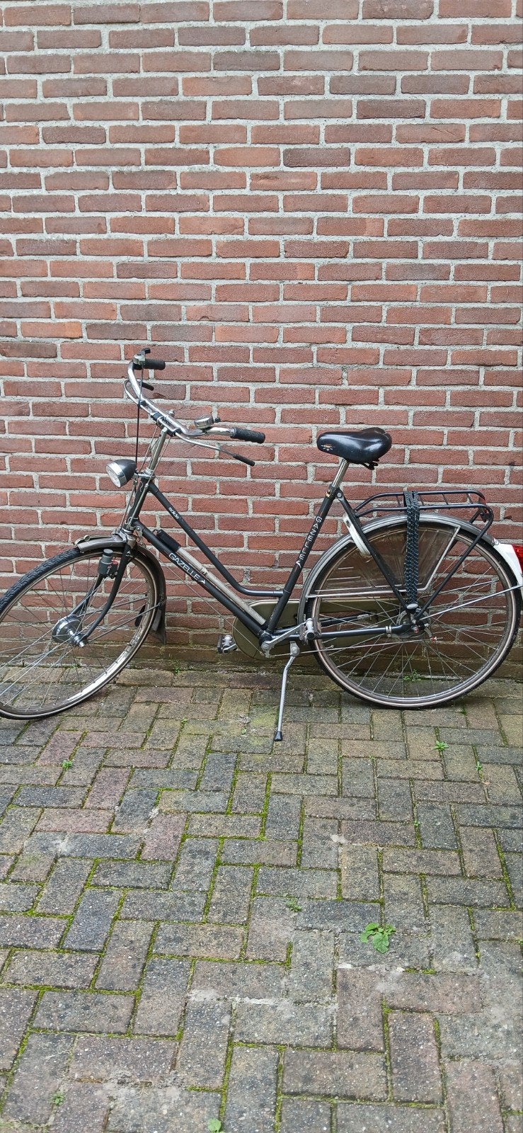 prachtige gazelle solide met stangenremmen 150 euro, Ophalen, Jaren '60 of nieuwer, 55 tot 59 cm, Gazelle