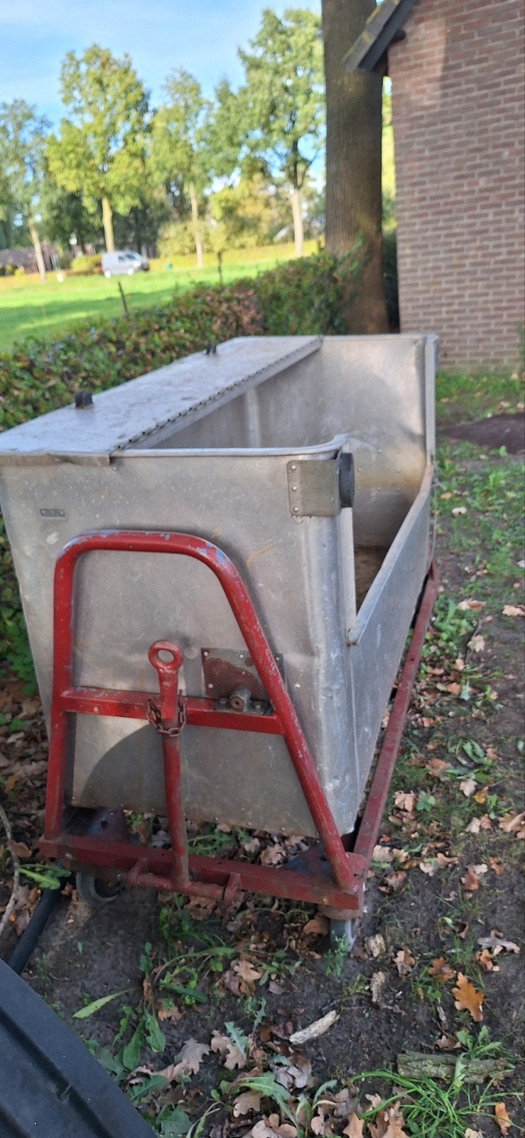 Robuuste transportkar met kiepfunctie, 100 liter of meer, Ophalen of Verzenden, Gebruikt, Transportkar