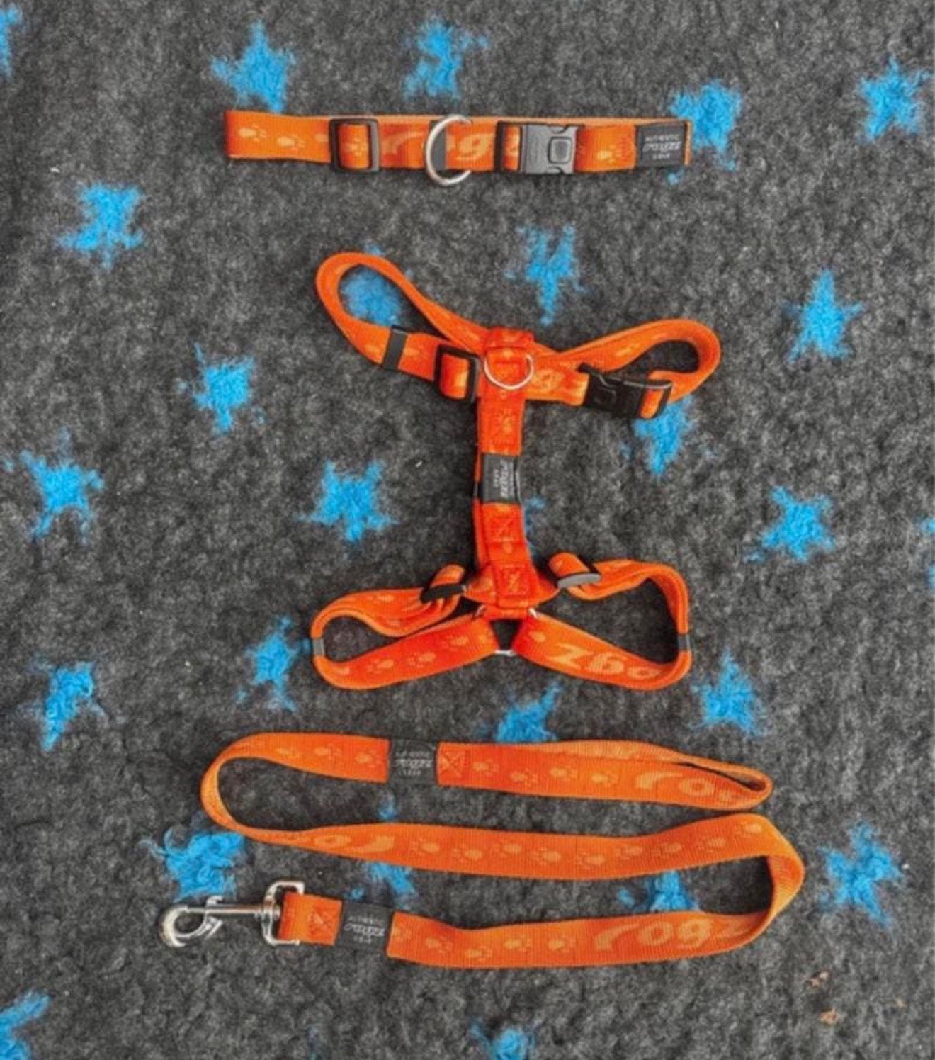 Rogz alpinist set | riem, halsband en tuig, Ophalen of Verzenden, Zo goed als nieuw