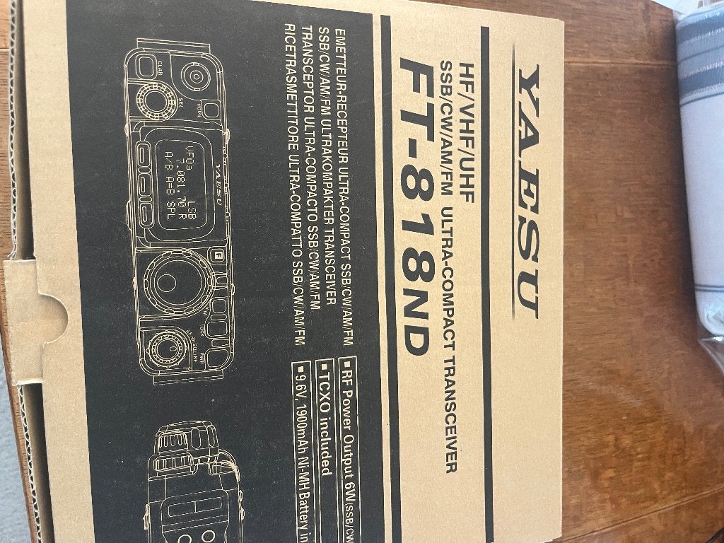 yaesu ft 818nd, Ophalen, Zo goed als nieuw, Zender en Ontvanger