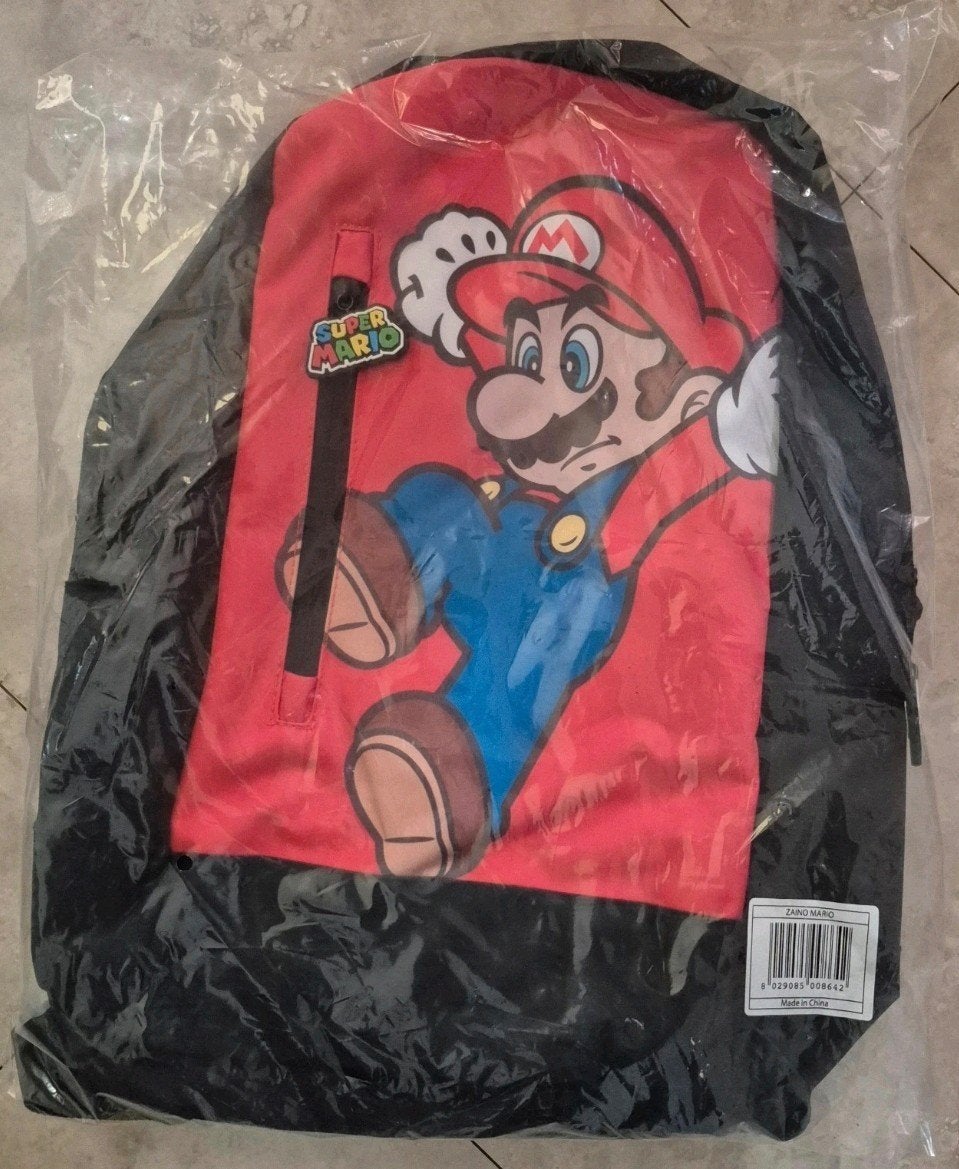 Grote Super Mario rug / schooltas NIEUW, Ophalen of Verzenden, Nieuw, Rugtas, 40 tot 50 cm