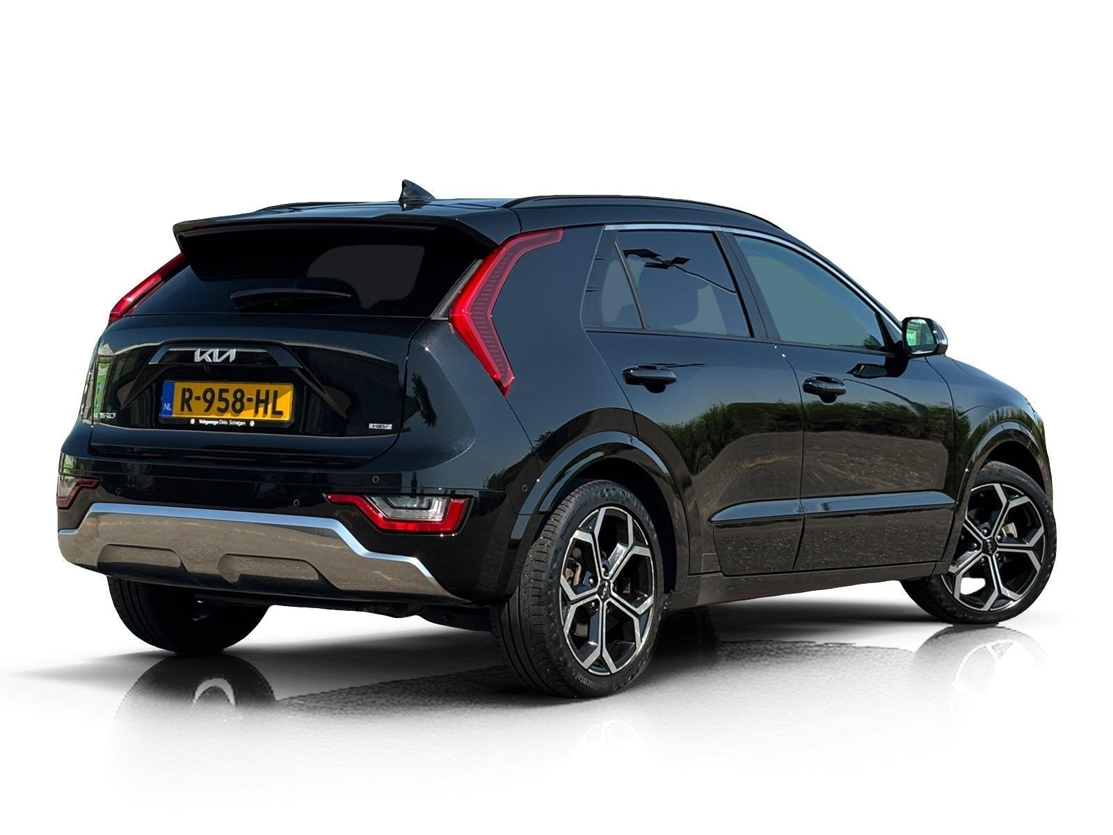 Kia Niro 1.6 GDi Hybrid ExecutiveLine ✅ Schuifdak ✅ H/K, 1374 kg, Gebruikt, Zwart, Lichtsensor