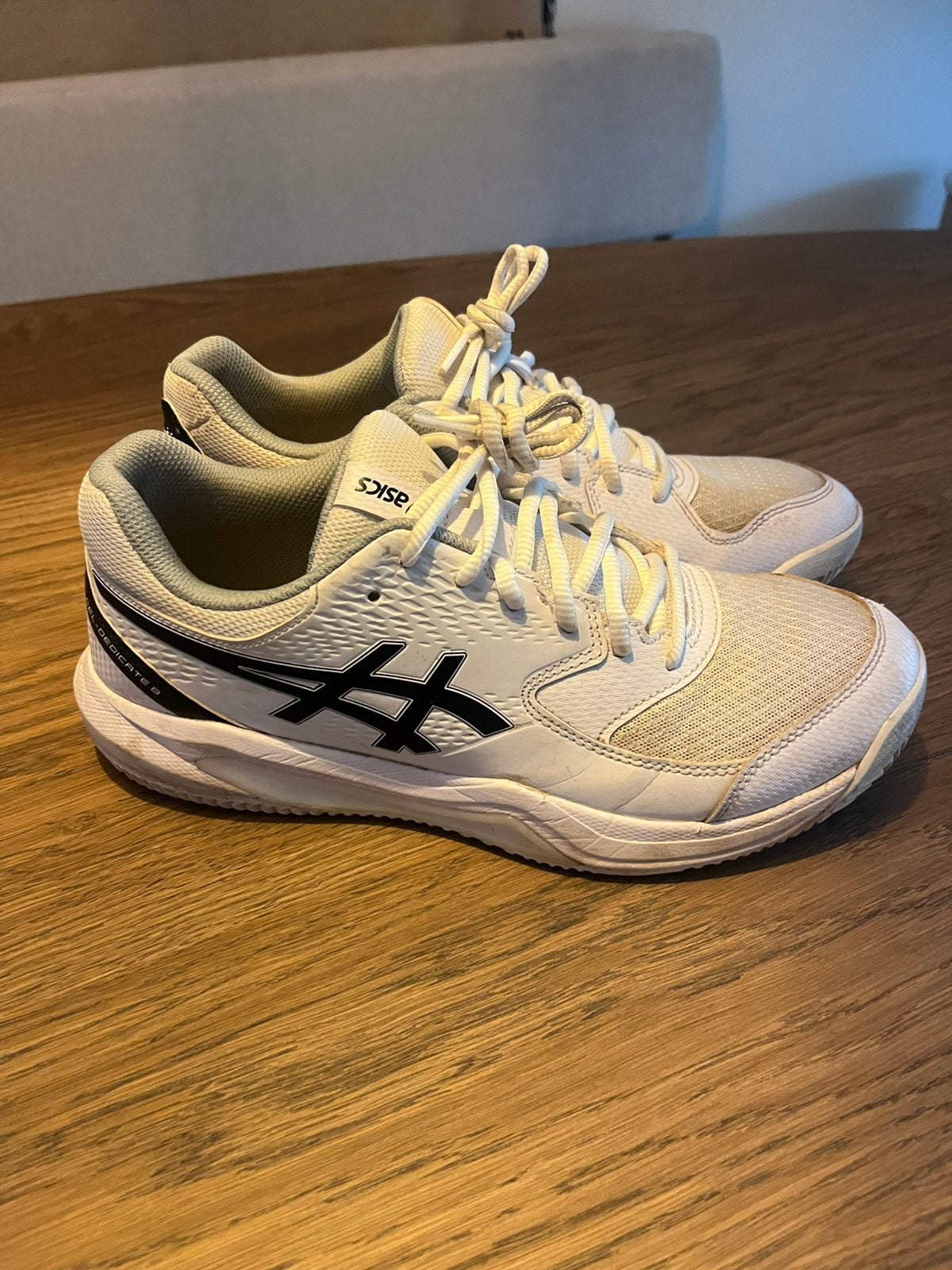 Aesics gel dedicate 8 tennisschoenen padel heren maat 42, Sport en Fitness, Tennis, Overige merken, L00, Schoenen, Ophalen of Verzenden