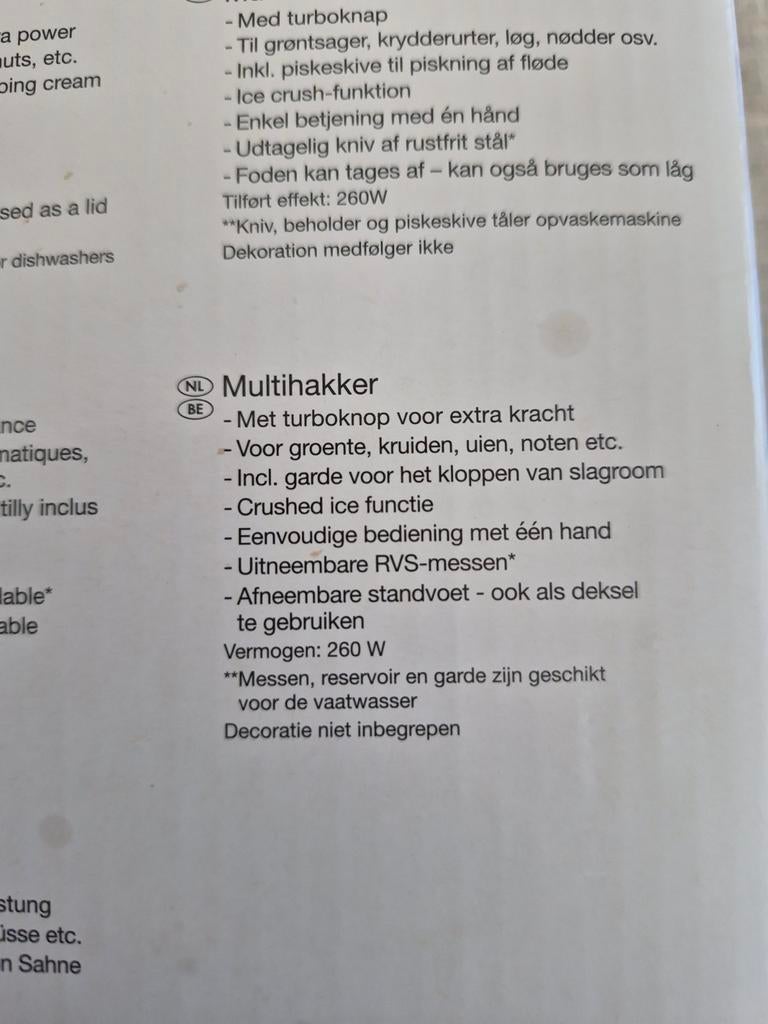 SilverCrest Mini Hakker 260W - Groen, Ophalen of Verzenden, Nieuw, Blender