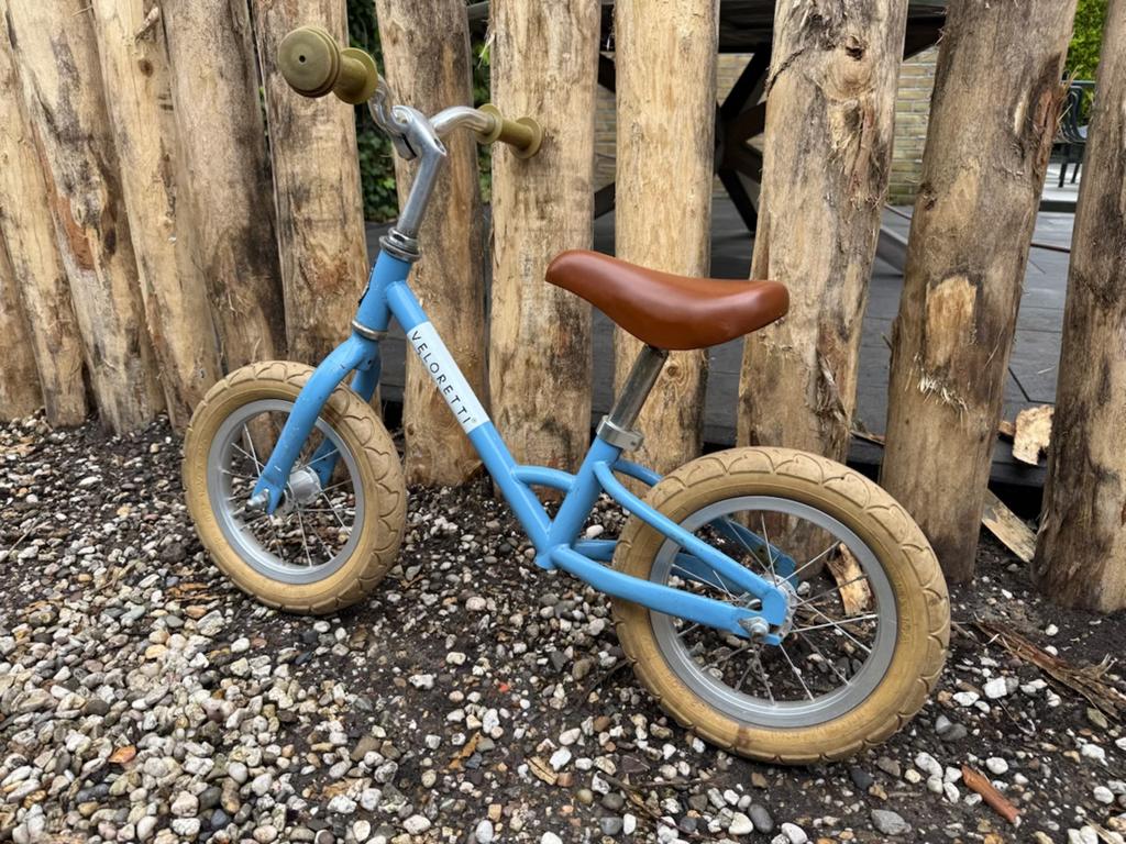 Veloretti loopfietsje blauw - Gebruikt, maar nog prima!, Ophalen, Gebruikt, Loopfiets