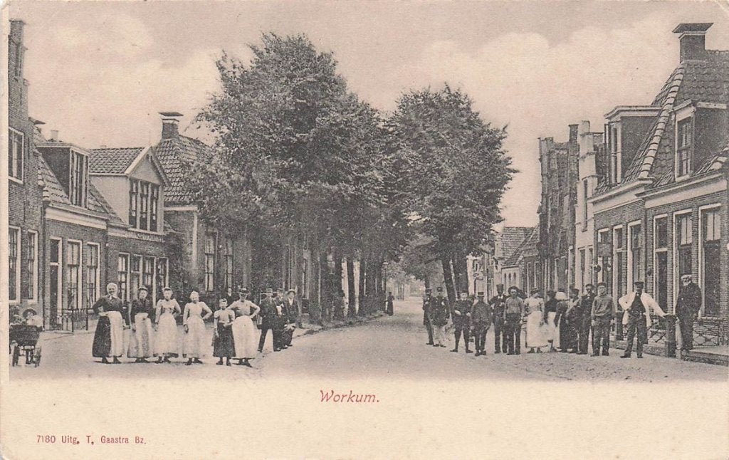 703-203-043 Workum, Verzenden, Voor 1920, Friesland