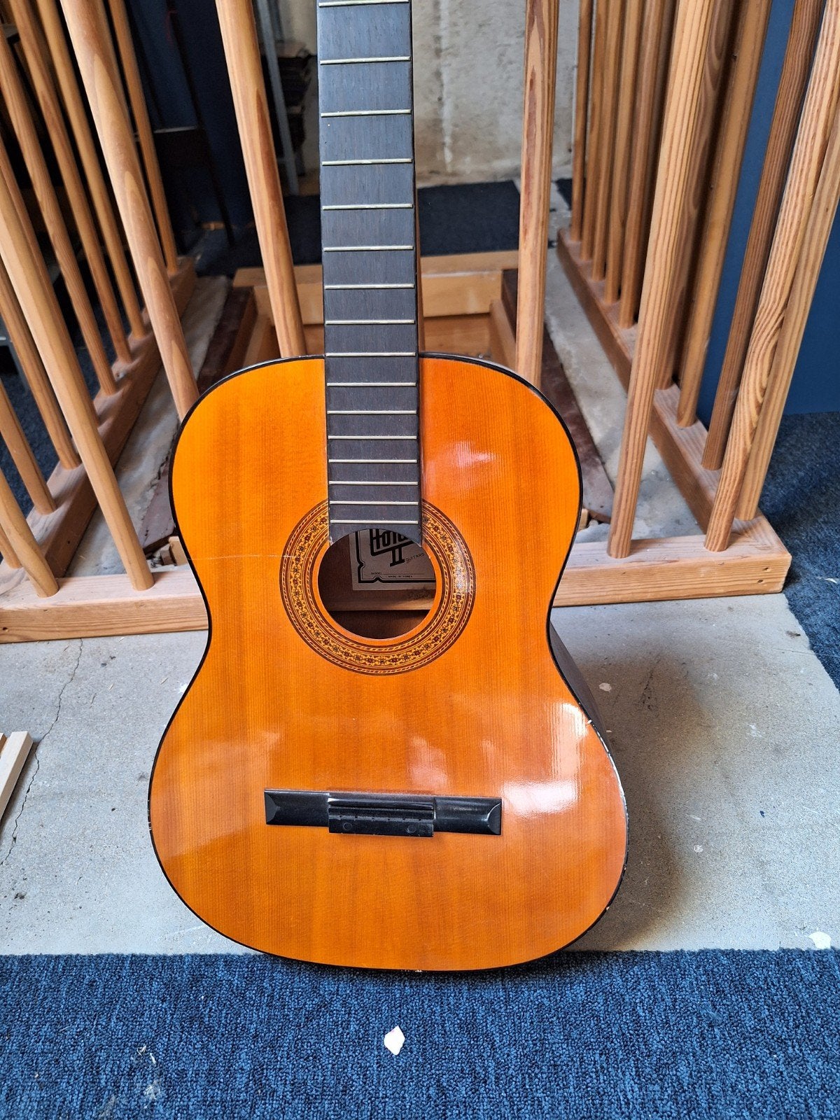 Klassieke gitaar zonder snaren, Muziek en Instrumenten, Ophalen, Gebruikt, Klassieke of Spaanse gitaar