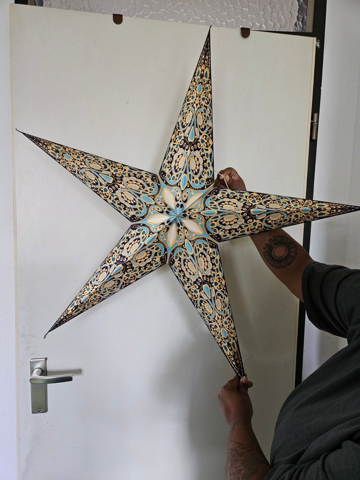 Decoratieve Ster Lamp - Oosterse Stijl, Ophalen, Zo goed als nieuw