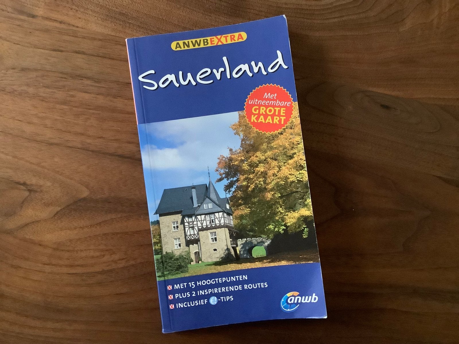 Sauerland Duitsland ANWB reisgids + kaart, Boeken, Reisgidsen, Gelezen, Europa, Ophalen of Verzenden, Reisgids of -boek