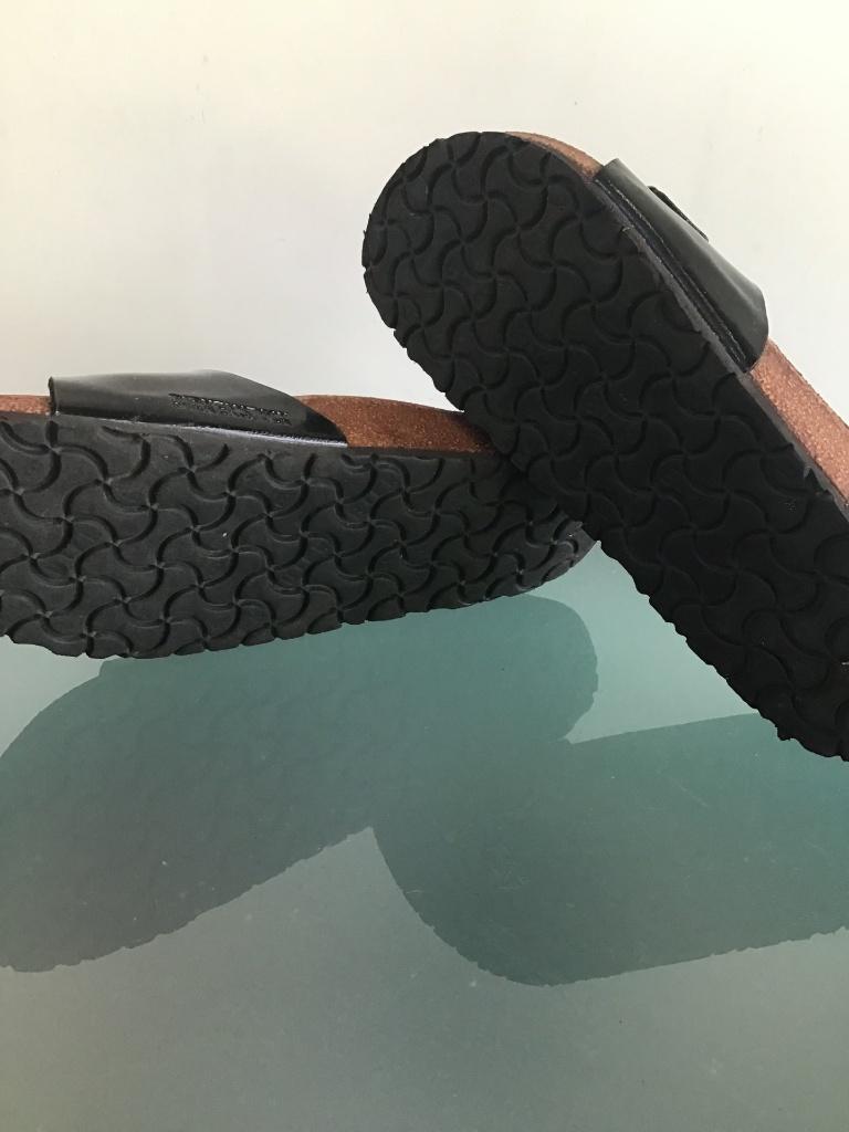 Birkenstock Madrid zwart 39 slippers | Gratis verzenden, Kleding | Dames, Schoenen, Slippers, Verzenden, Zwart, Zo goed als nieuw