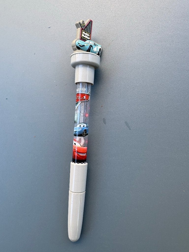 Disney Pixar Cars 3-in-1 Pen – Met Bellenblaas en Stempel, Ophalen of Verzenden, Overige figuren, Zo goed als nieuw, Pen, Potlood of Stift