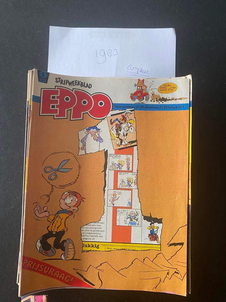 Compleet jaargang Eppo 1981, Complete serie of reeks, Ophalen, Gelezen, Europa
