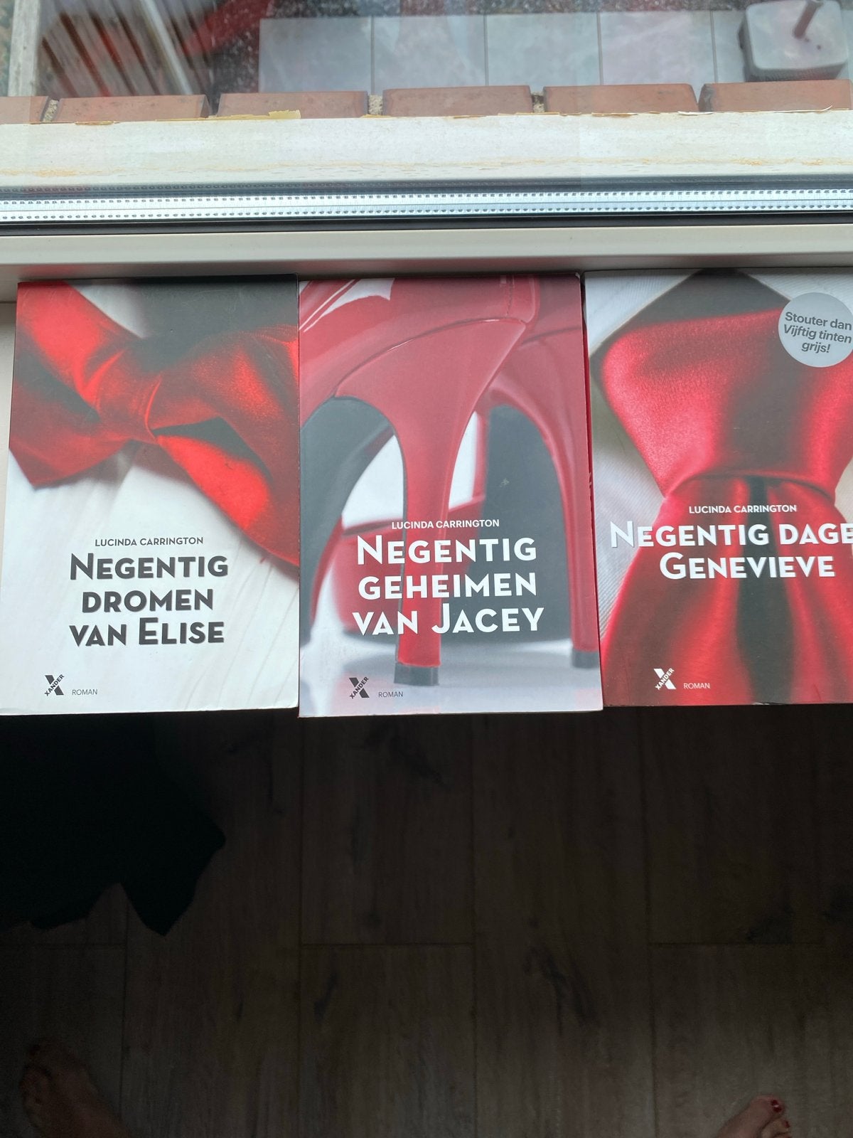 Lucinda Carrington - Negentig Dagen reeks (3 boeken), Ophalen of Verzenden, Zo goed als nieuw, Nederland