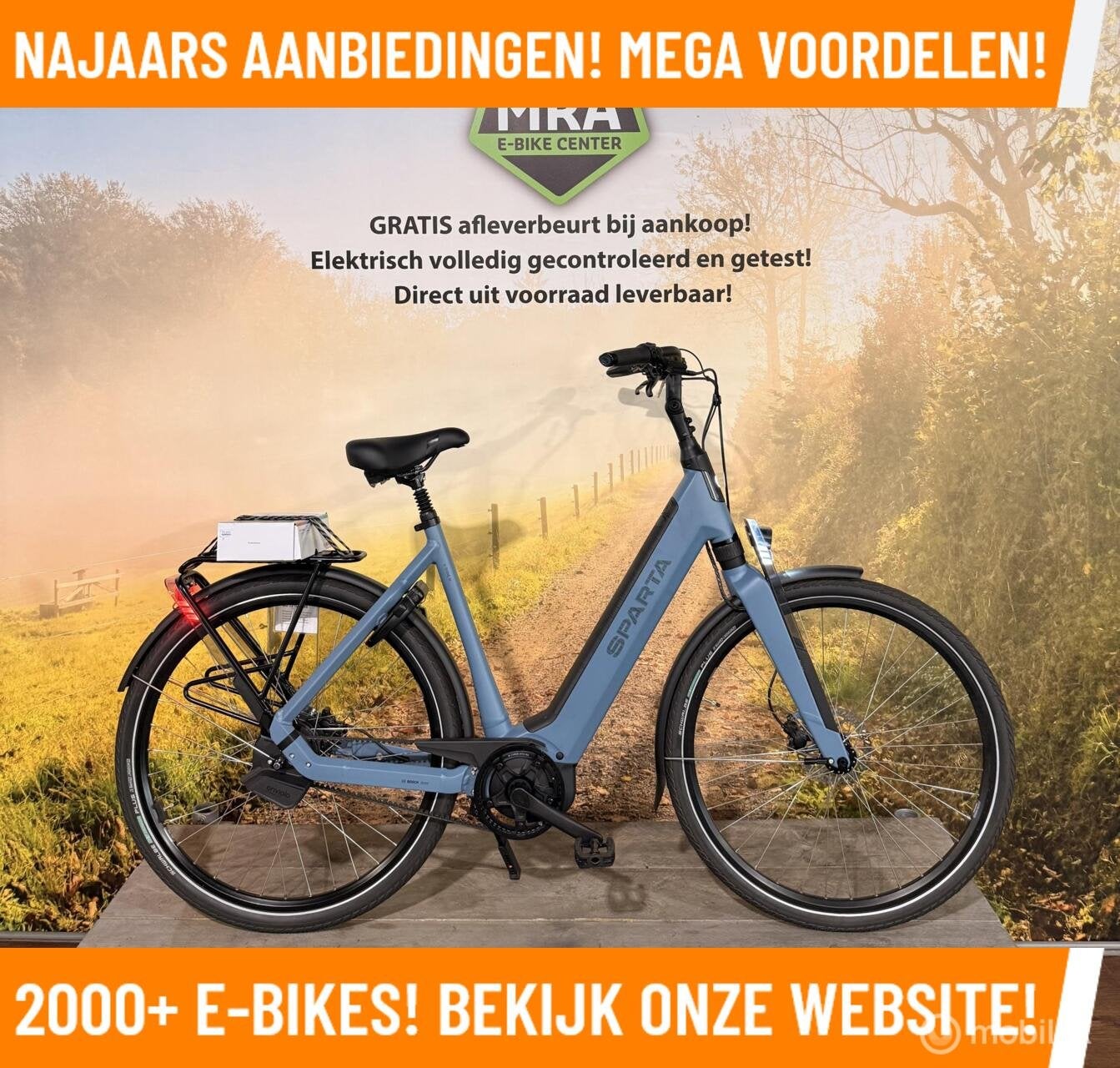 Sparta A Shine Fit Elektrische fiets met BOSCH midden motor!, 55 tot 59 cm, Nieuw, 50 km per accu of meer, Sparta