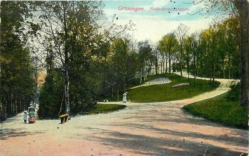 377-624-023 Groningen Noorderplantsoen, Verzenden, Voor 1920, Groningen