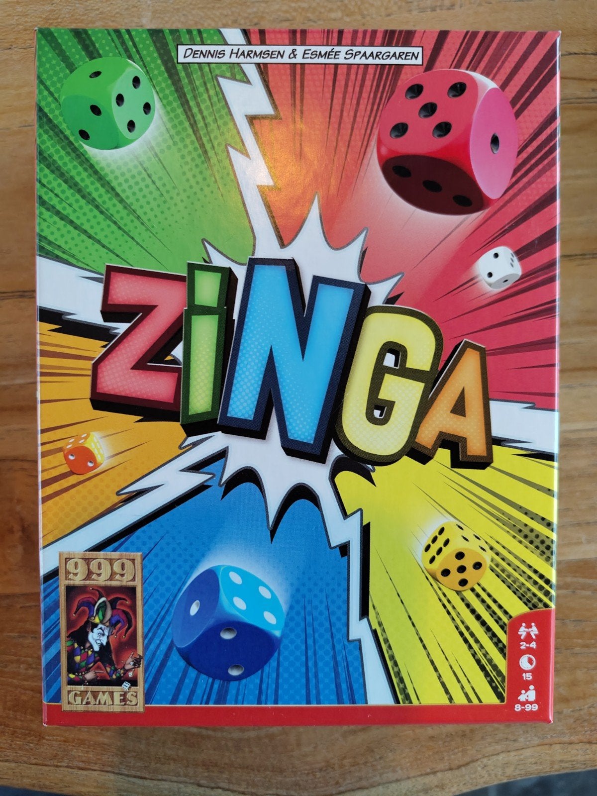 Zinga dobbelspel - Leuk voor het hele gezin!, Een of twee spelers, Ophalen of Verzenden, Zo goed als nieuw, 999 Games