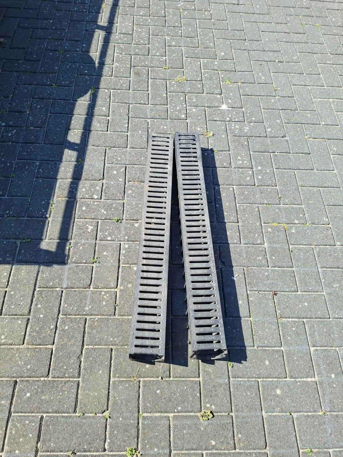 2 lijngoten van 1m per goot en bijbehorende hulpstukken, Ophalen, Afvoer, Gebruikt, Pvc