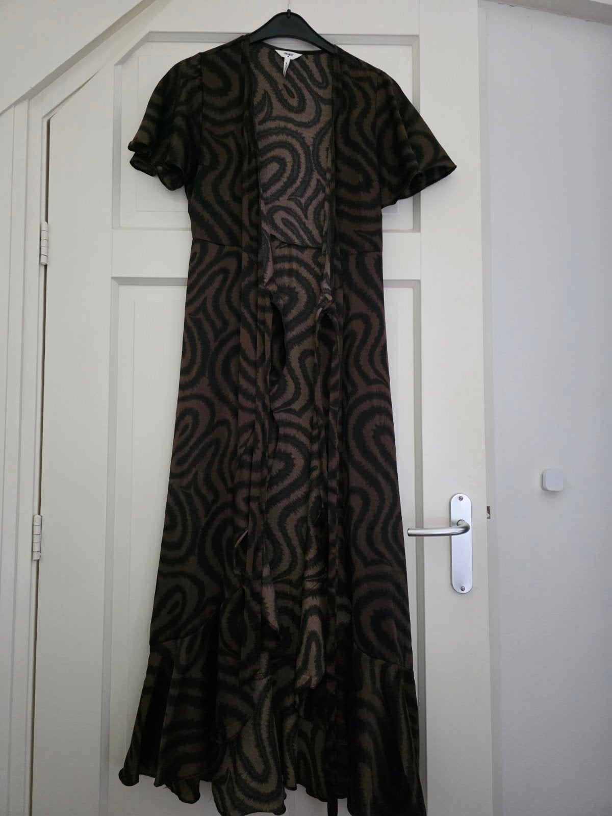 Object jurk, Kleding | Dames, Jurken, Bruin, Ophalen of Verzenden, Maat 36 (S), Gedragen