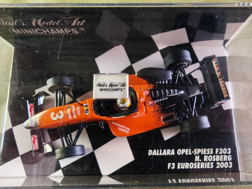 Nico Rosberg Dallara F303 F3 Euro series 2003 1/43, Ophalen of Verzenden, Nieuw, Auto, Overige merken