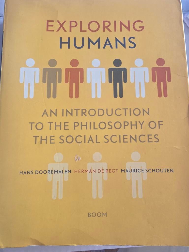 Exploring Humans, boek, filosofie, sociale wetenschappen, Ophalen of Verzenden